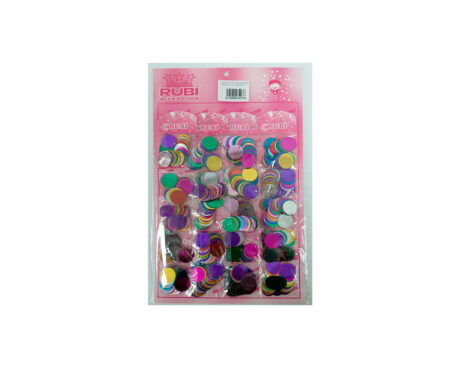 ACCESORIOS RUBI 12 LENTEJ. GRANDE x20 UNID METALC