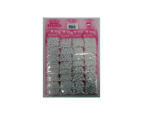 ACCESORIOS RUBI 53 PERLA BLANCA EN TIRA x32 UNID
