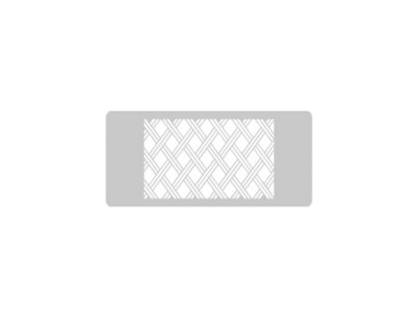 STENCIL EQARTE 13.5x30 CM Nro 94 CUADRILLE
