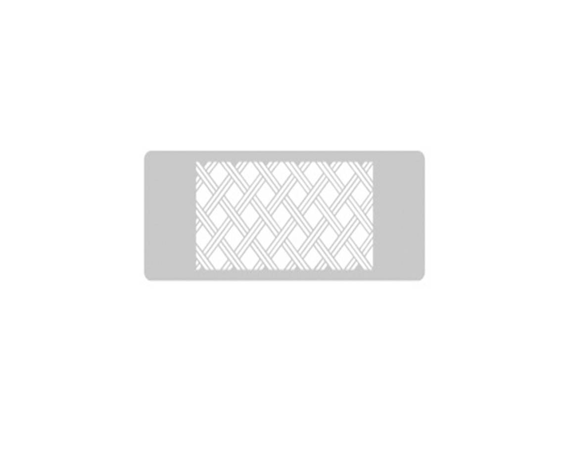 STENCIL EQARTE 13.5x30 CM Nro 94 CUADRILLE