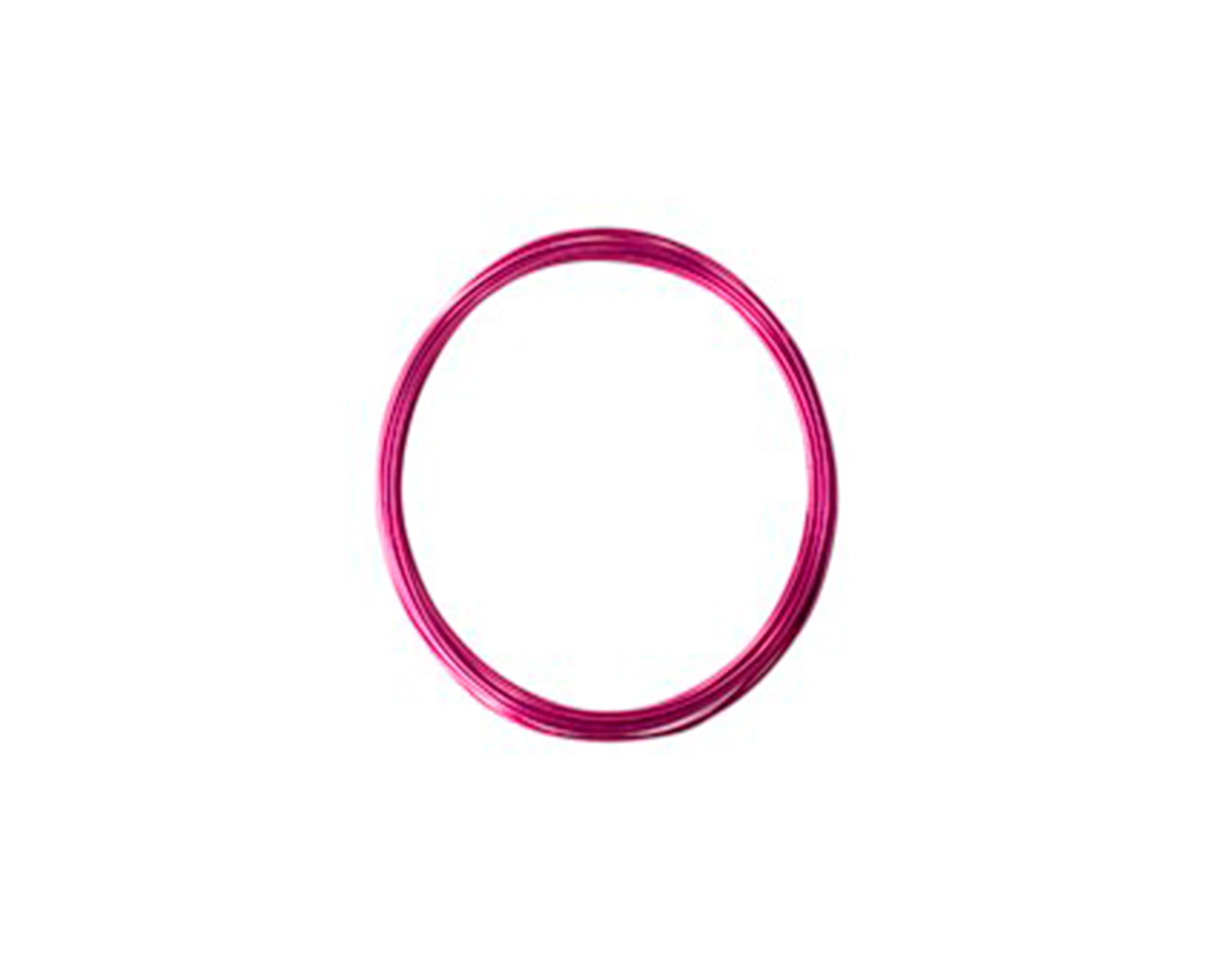 ALAMBRE CBX ALUMINIO ROLLO 5 mts 20 FUCSIA