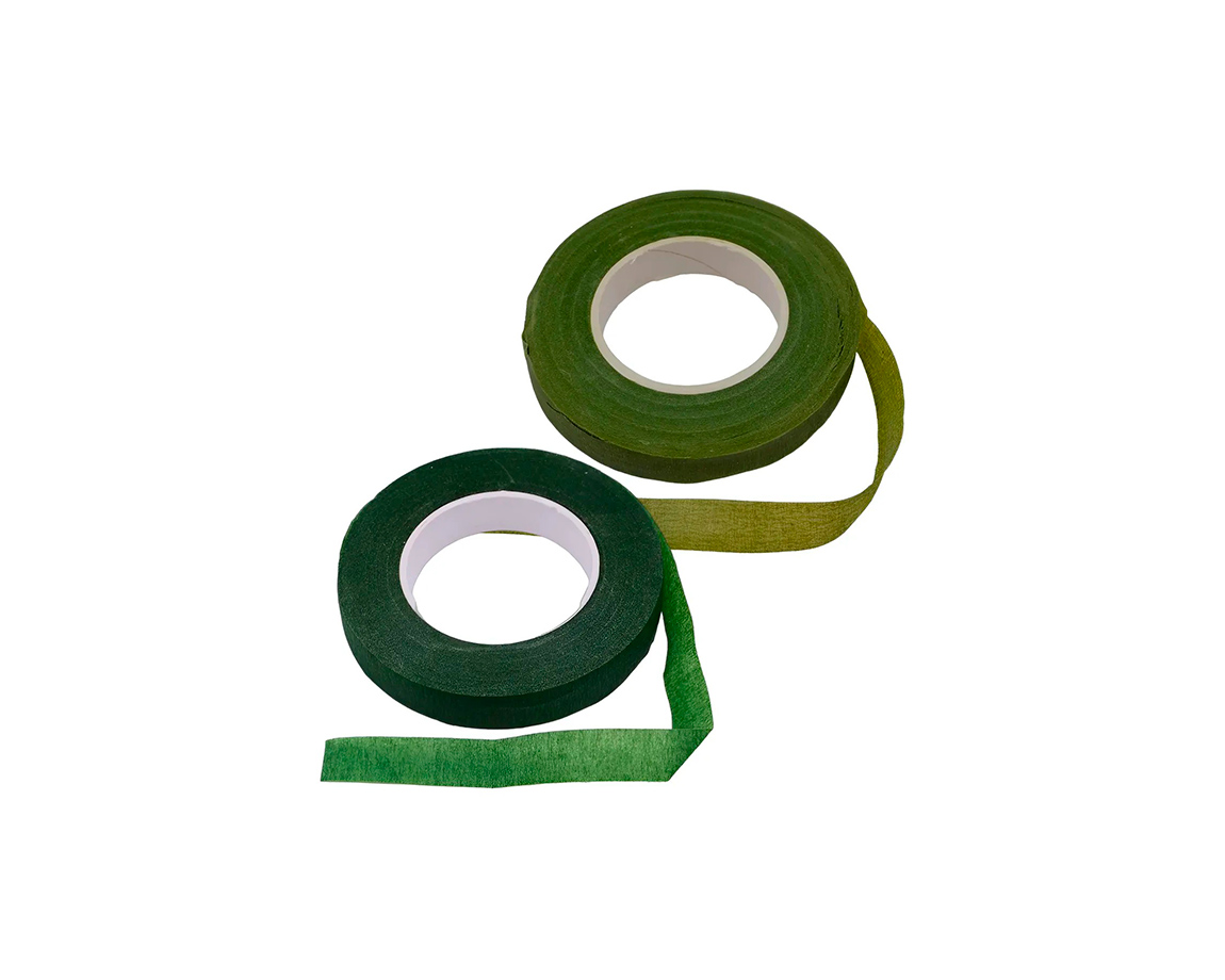 CINTA CBX ENGOMADA P/TALLOS VERDE (floral tape) x 2 UNID.