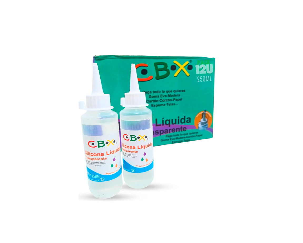 PEGAMENTOS CBX SILICONA LIQ 250G X U