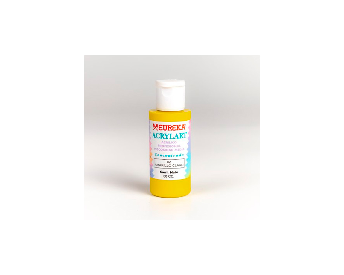 ACRILICO ACRYLART   60 CC 02 AMARILLO CLARO