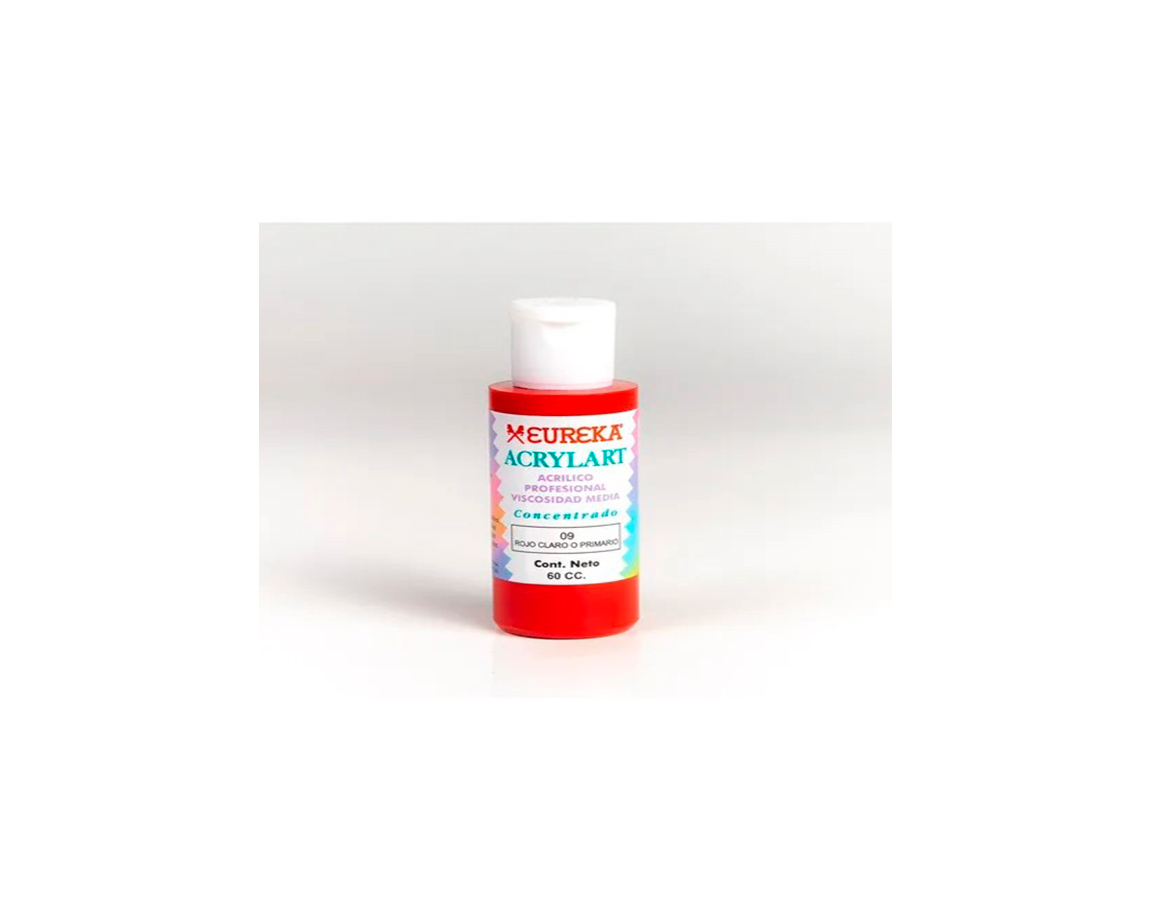 ACRILICO ACRYLART   60 CC 09 ROJO CLARO