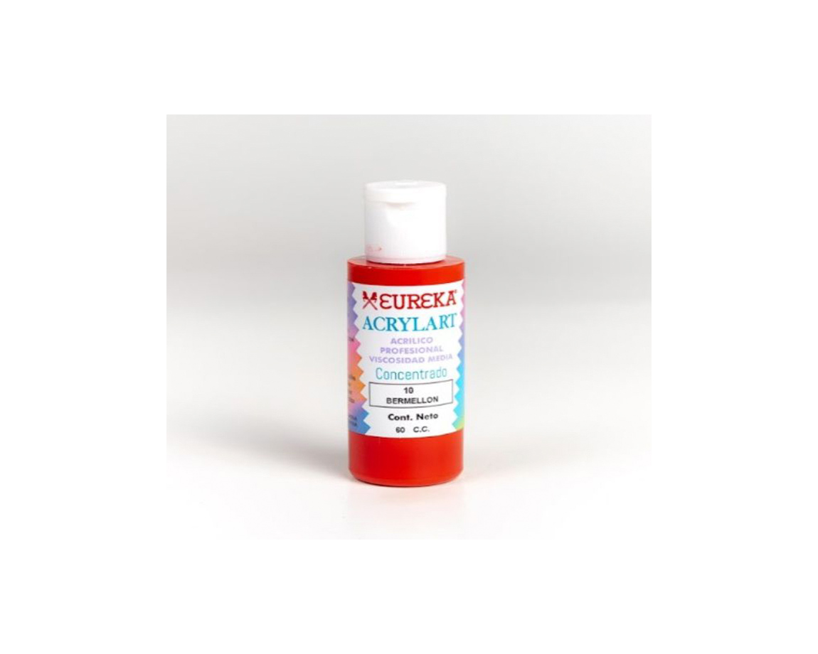 ACRILICO ACRYLART   60 CC 10 ROJO BERMELLON