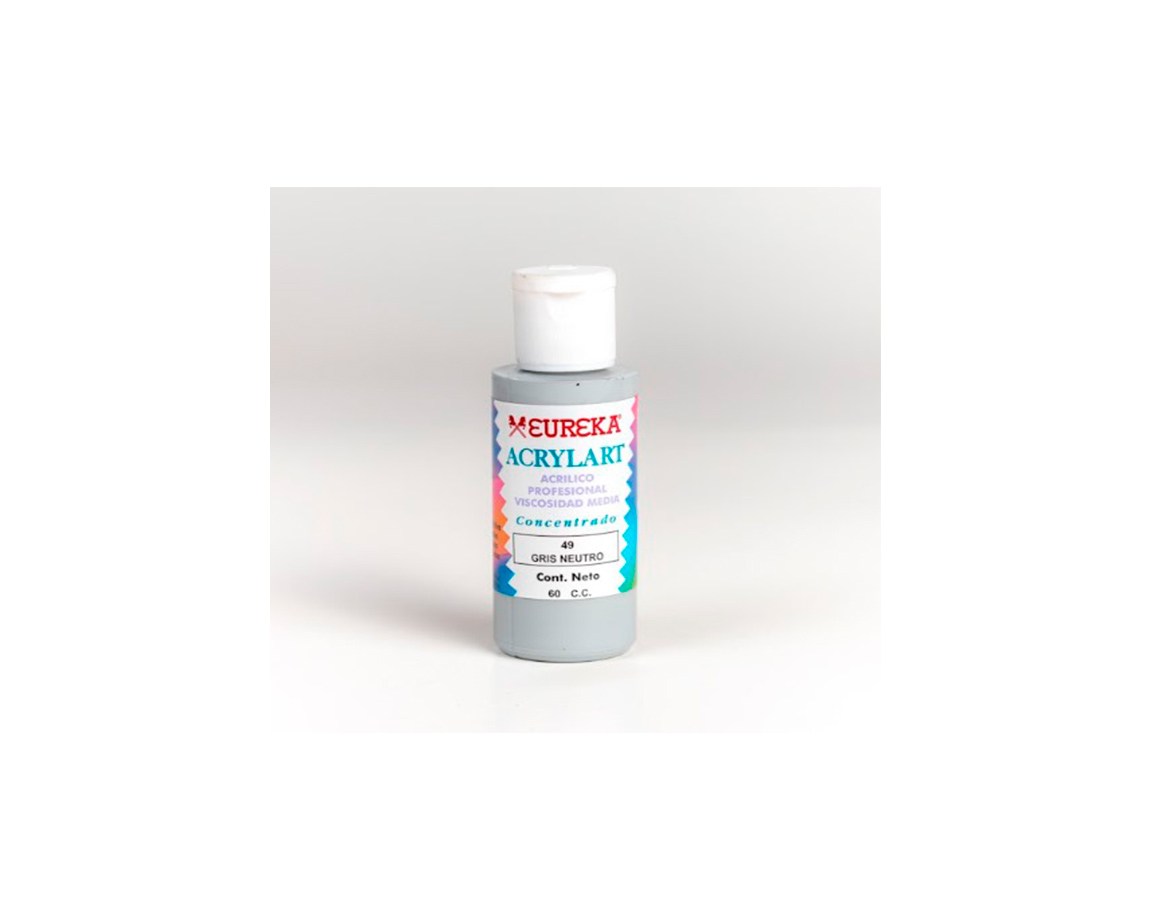 ACRILICO ACRYLART   60 CC 49 GRIS NEUTRO