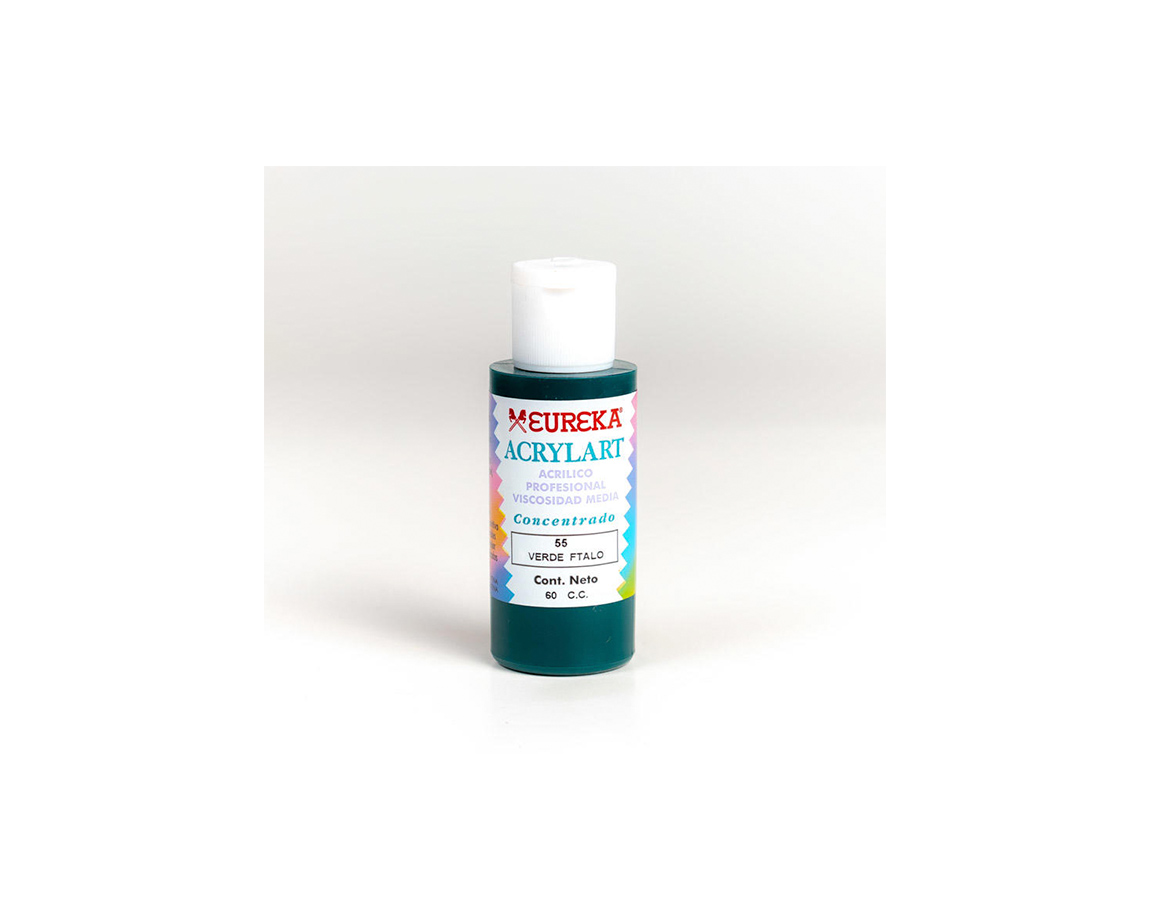 ACRILICO ACRYLART   60 CC 55 VERDE FTALOCIAN.