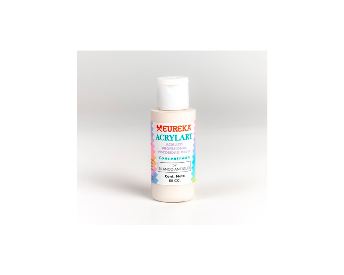 ACRILICO ACRYLART   60 CC 57 BLANCO ANTIGUO