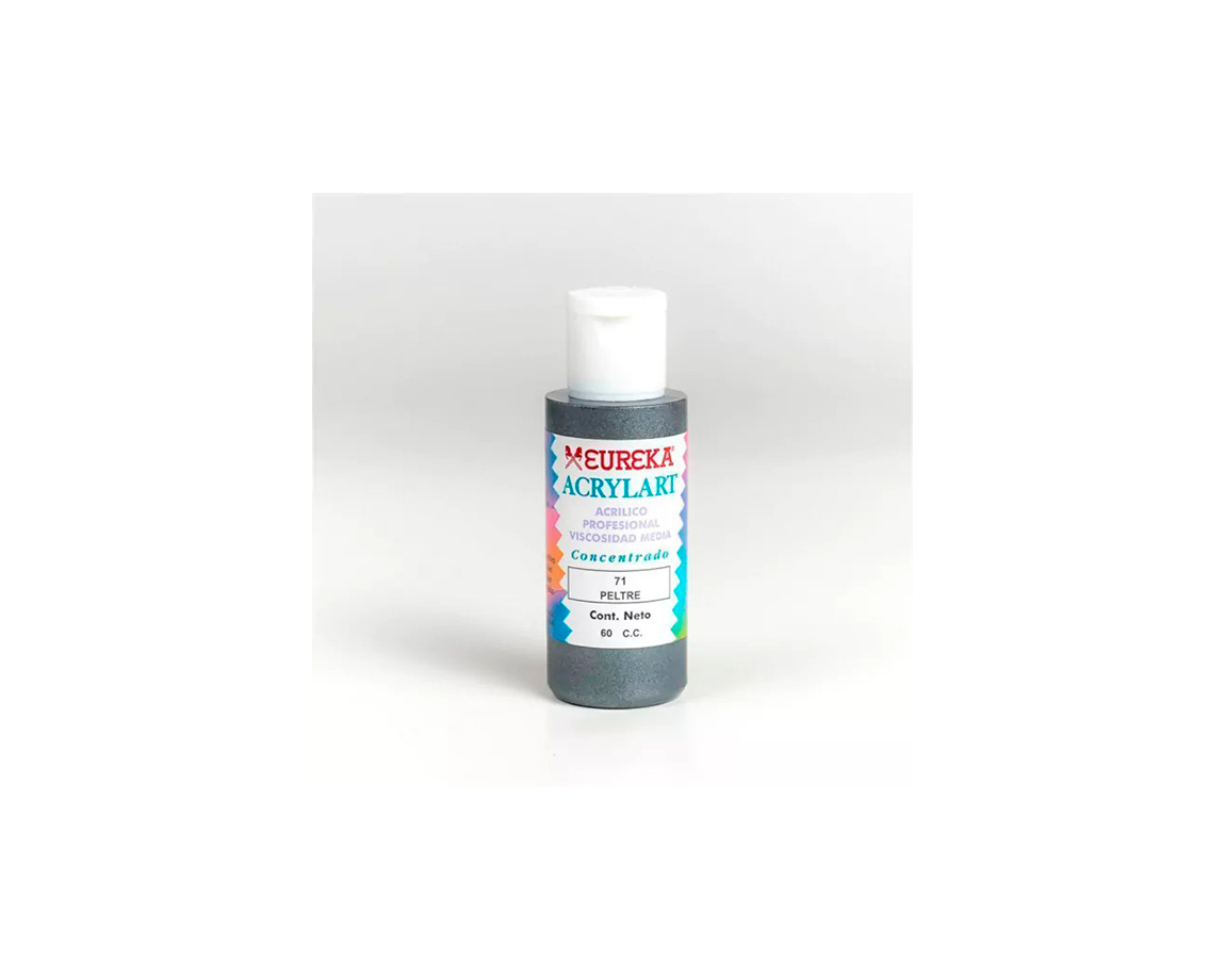 ACRILICO ACRYLART   60 CC 71 METAL PELTRE