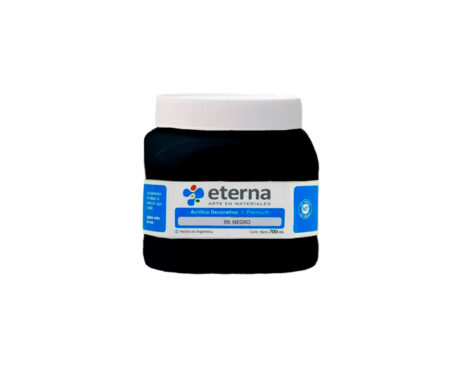 ACRILICO ETERNA DECO x 700 ML  NEGRO
