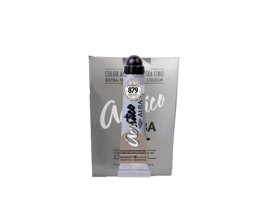 ACRILICO ALBA 6x18 G.2 879 GRIS PAYNE