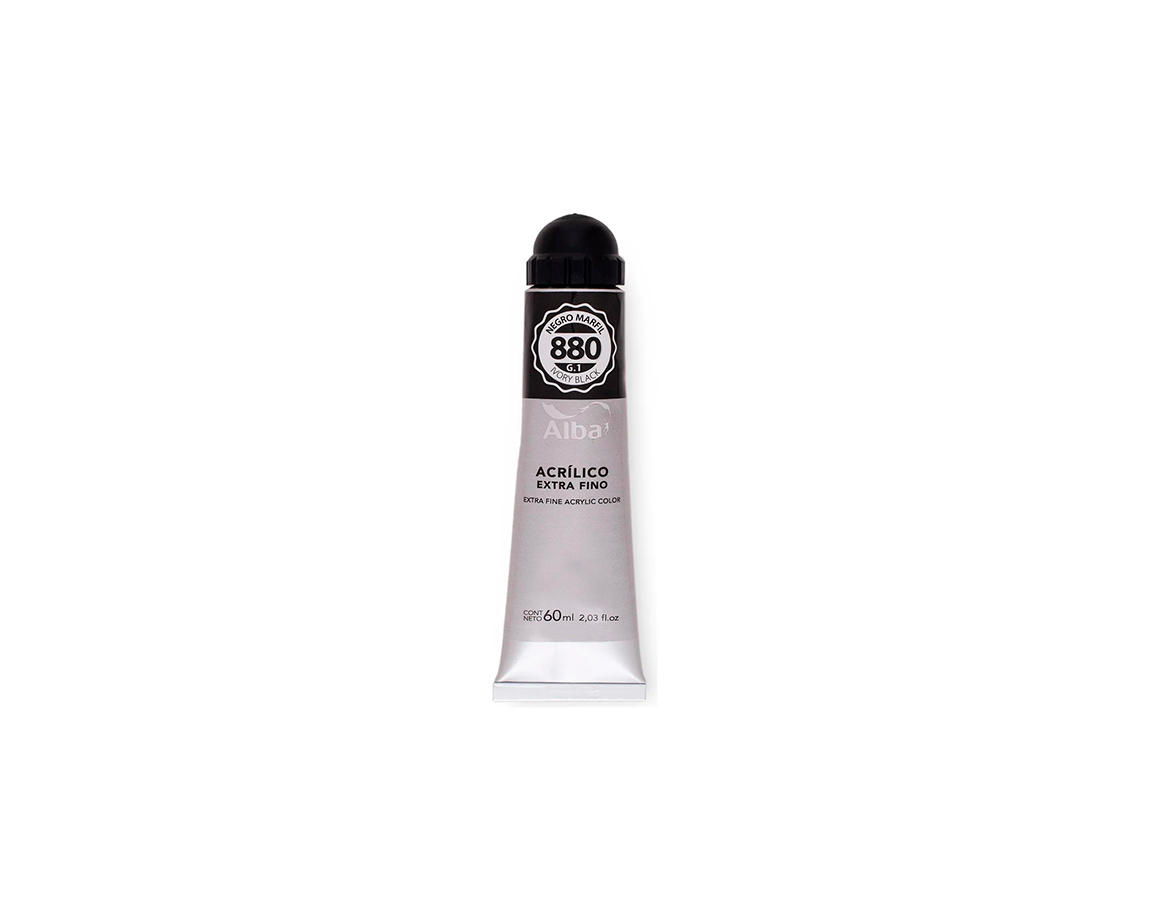 ACRILICO ALBA 3x60 G.1 880 NEGRO MARFIL