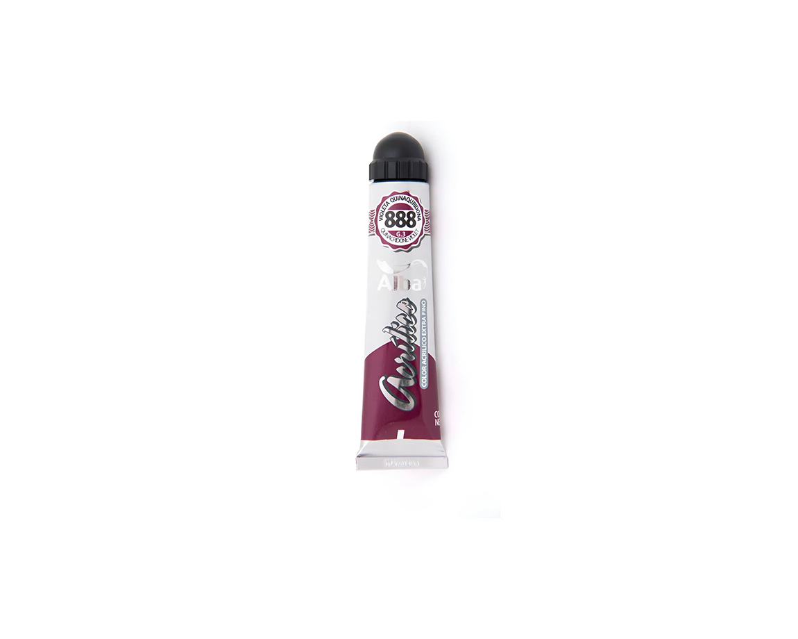 ACRILICO ALBA 3x60 G.3 888 VIOLETA QUINACRIDONA