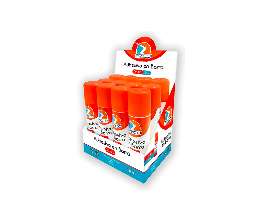 ADHESIVO EZCO BARRA x 36 GRS x 12 U.