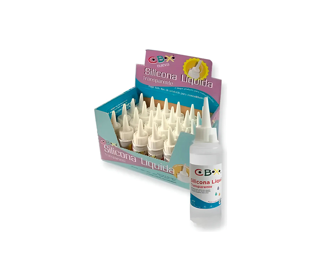 PEGAMENTOS CBX SILICONA LIQ  30 G x 24 U.