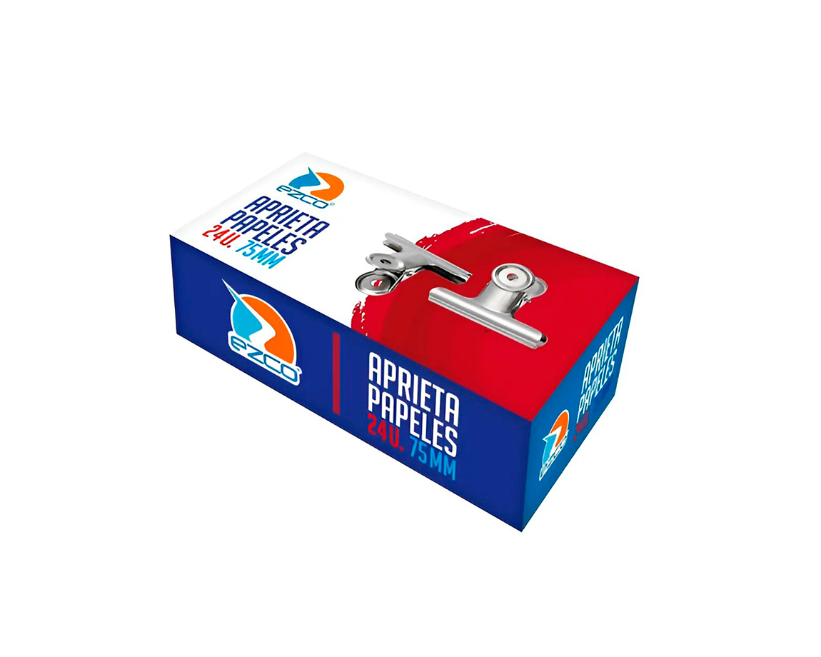APRIETAPAPEL EZCO 75MM x24 UNID.