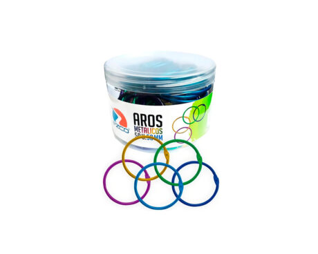 AROS P/CARPETA METAL 50MM COLOR  x50 U. EZCO
