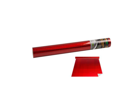 AUTOADHESIVO ROLLO LAMA 4005 HOLOG x10M ROJO CUAD.