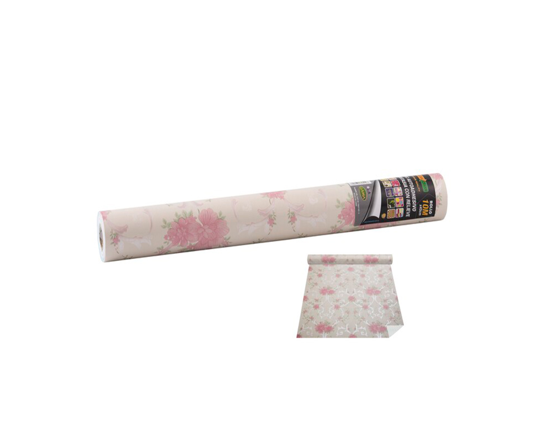 AUTOADHESIVO ROLLO LAMA 1038 x10M FLOR NATURAL