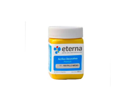 ACRILICO ETERNA DECO x 250 ML  11 AMARILLO MEDIO