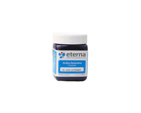 ACRILICO ETERNA DECO x 250 ML  50 AZUL ULTRAMAR