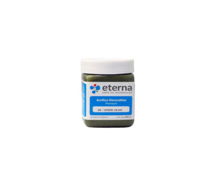 ACRILICO ETERNA DECO x 250 ML  69 VERDE OLIVA