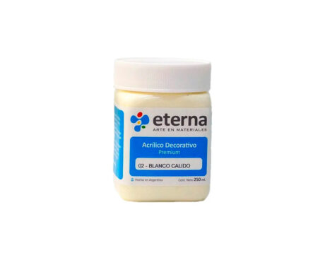 ACRILICO ETERNA DECO x 250 ML  02 BLANCO CALIDO