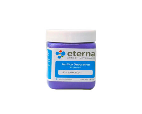 ACRILICO ETERNA DECO x 250 ML  43 LAVANDA
