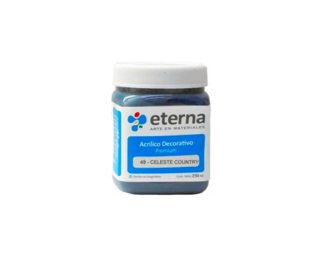 ACRILICO ETERNA DECO x 250 ML  48 CELESTE COUNTRY