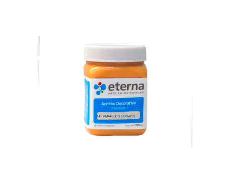 ACRILICO ETERNA DECO x 250 ML  14 AMARILLO DORADO