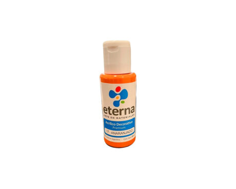 ACRILICO ETERNA DECO x  50 ML   17 ANARANJADO