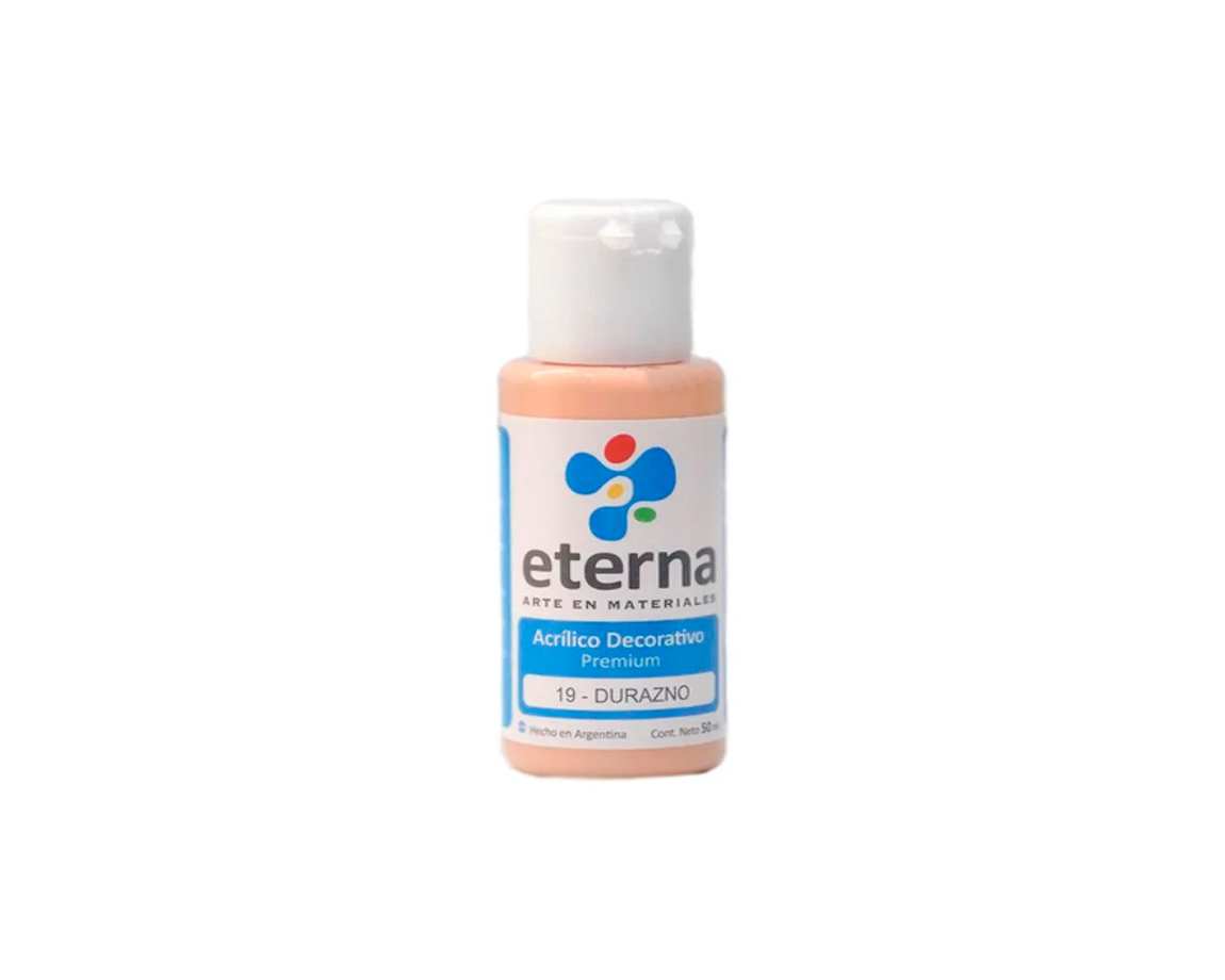 ACRILICO ETERNA DECO x  50 ML   19 DURAZNO