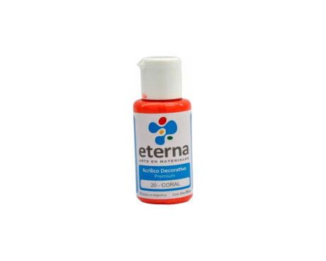 ACRILICO ETERNA DECO x  50 ML   20 CORAL