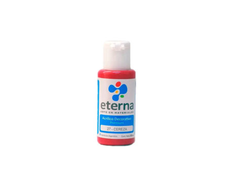 ACRILICO ETERNA DECO x  50 ML   27 CEREZA