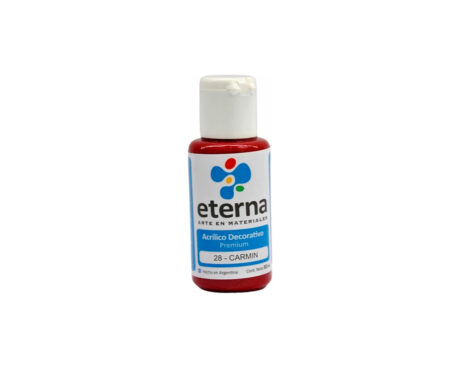 ACRILICO ETERNA DECO x  50 ML   28 CARMIN