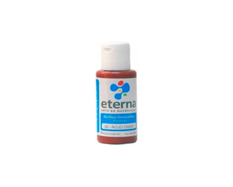 ACRILICO ETERNA DECO x  50 ML   30 ROJO OXIDO