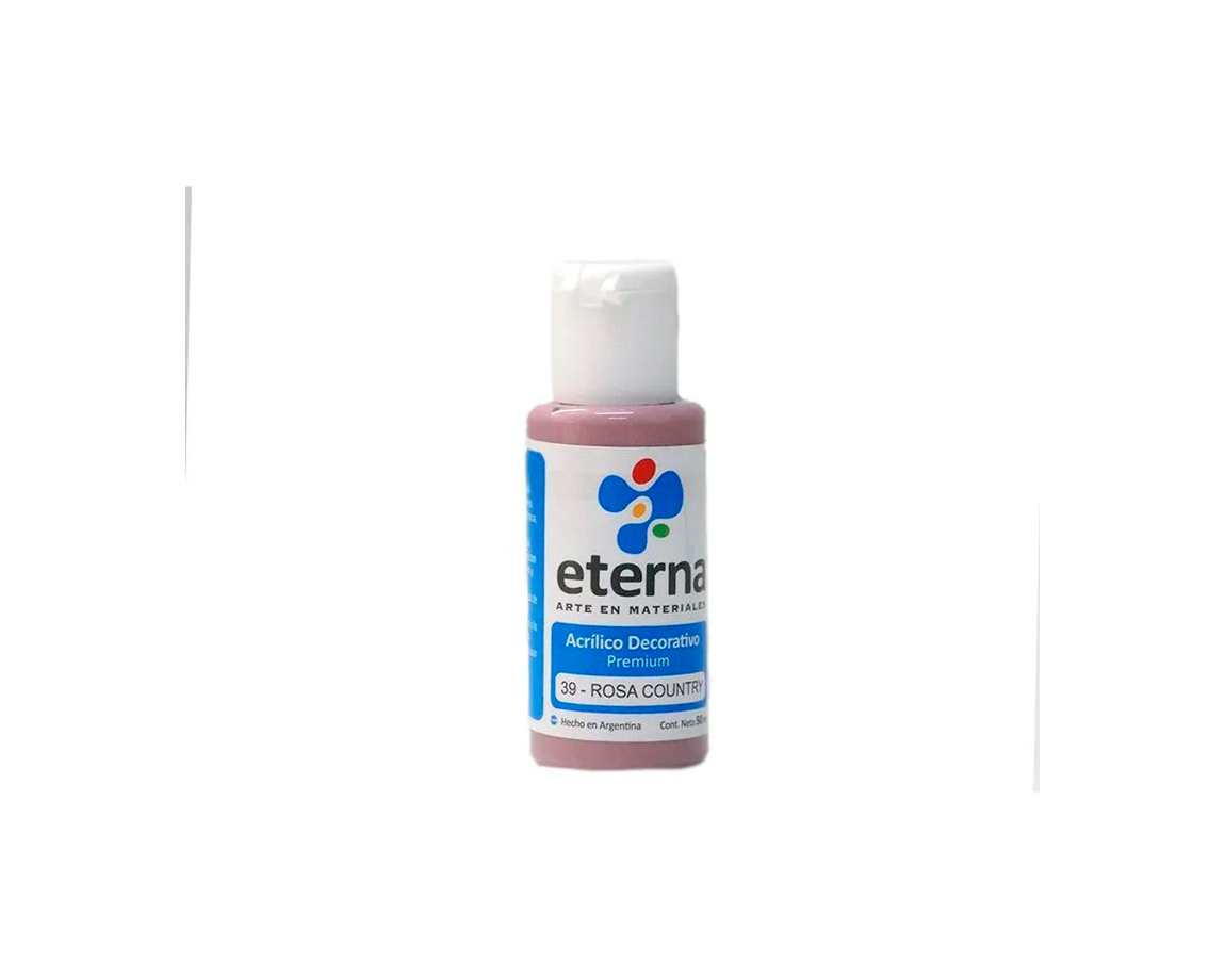 ACRILICO ETERNA DECO x  50 ML   39 ROSA COUNTRY