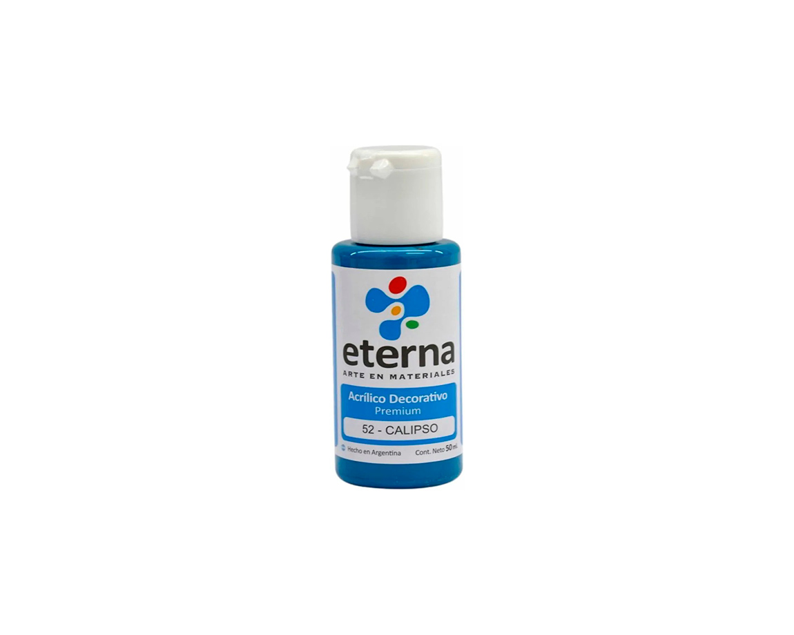 ACRILICO ETERNA DECO x  50 ML   52 CALIPSO