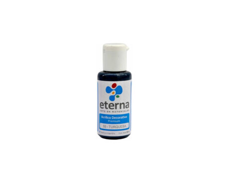 ACRILICO ETERNA DECO x  50 ML   55 TURQUESA