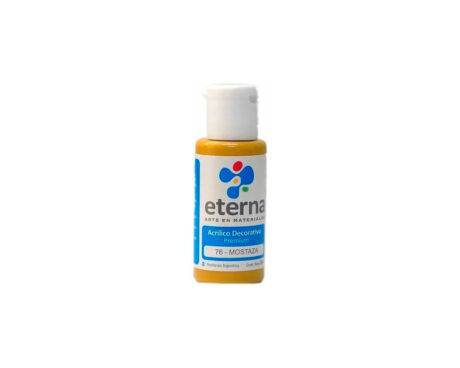 ACRILICO ETERNA DECO x  50 ML   76 MOSTAZA