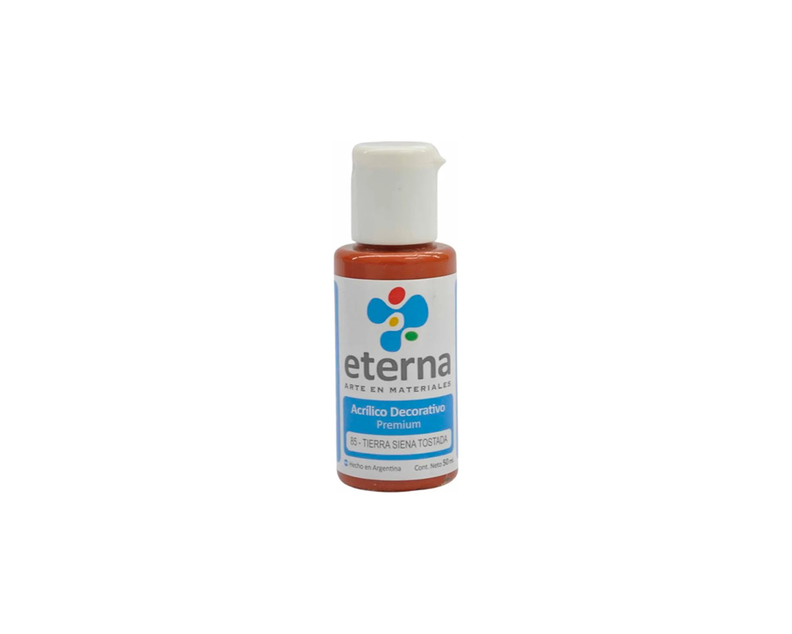 ACRILICO ETERNA DECO x  50 ML   85 TIERRA SIENA TOSTADA