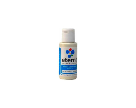 ACRILICO ETERNA DECO x  50 ML  114 TORNASOL DORADO