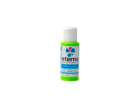 ACRILICO ETERNA DECO x  50 ML  183 FLUO VERDE