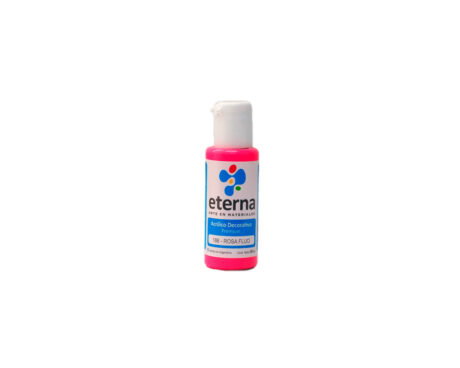 ACRILICO ETERNA DECO x  50 ML  186 FLUO ROSA