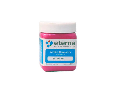 ACRILICO ETERNA DECO x 250 ML  26 FUCSIA