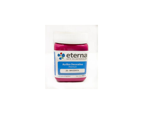 ACRILICO ETERNA DECO x 250 ML  29 MAGENTA