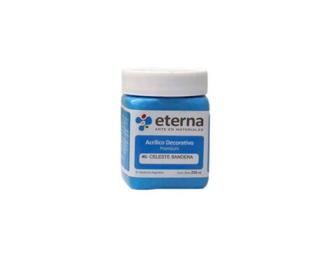 ACRILICO ETERNA DECO x 250 ML  46 CELESTE BANDERA