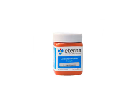 ACRILICO ETERNA DECO x 250 ML  17 NARANJA