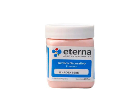 ACRILICO ETERNA DECO x 250 ML  37 ROSA BEBE